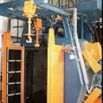 HC-1200 – Дробеструйна машина с Y-образна транспортна система - Image 2